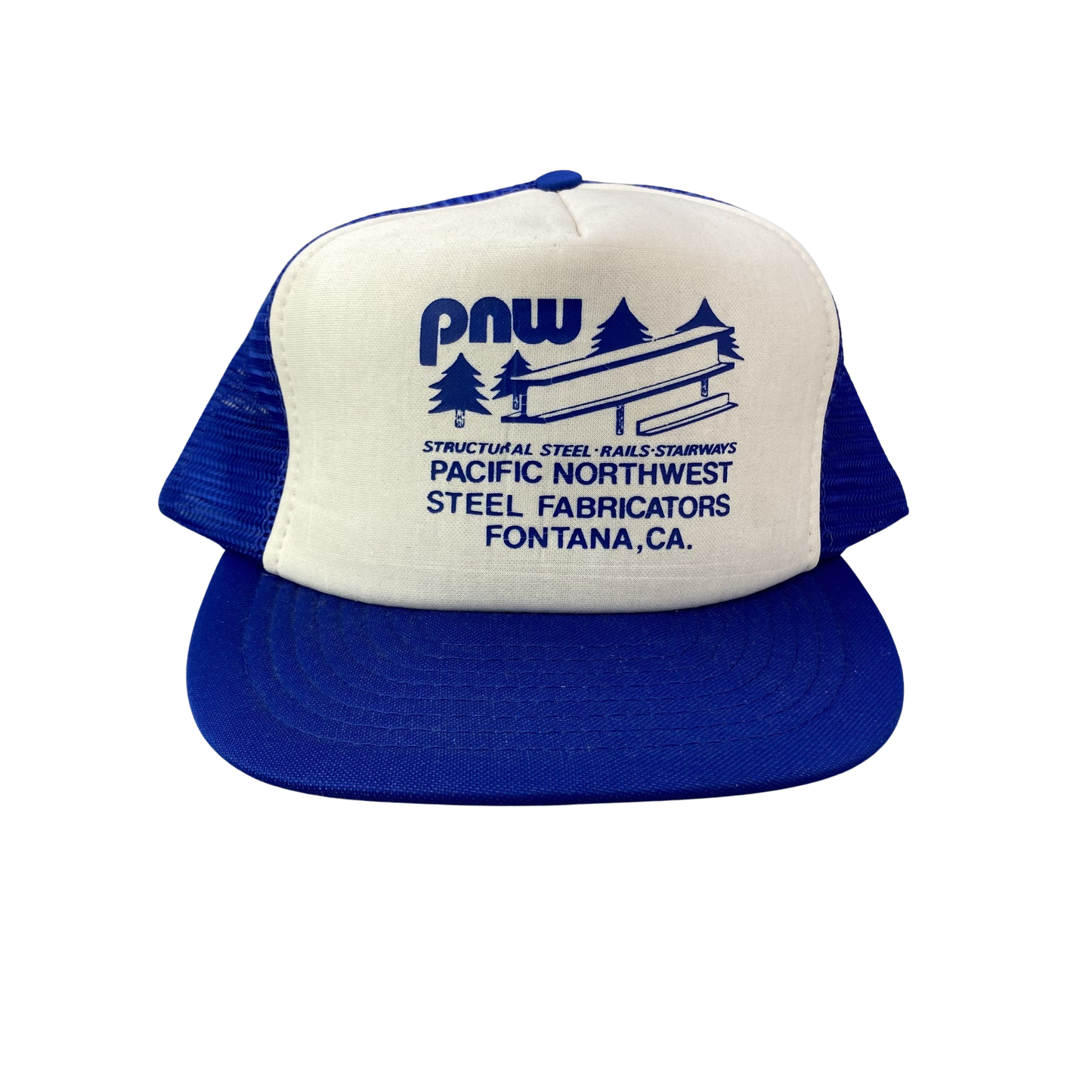 Vintage Trucker Hat - Pacific Northwest Steel Fabricators / Fontana, California