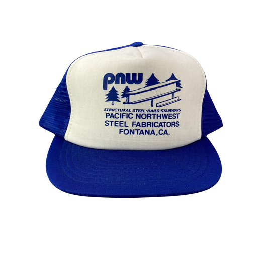 Vintage Trucker Hat - Pacific Northwest Steel Fabricators / Fontana, California