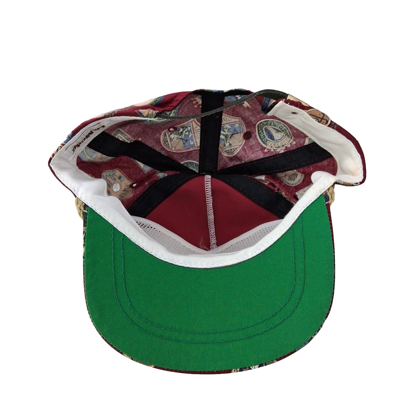 Vintage 70s 80s Golf Golfing Funny Cord Rope LaMode Hat