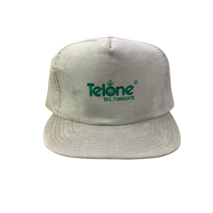 Vintage 80s 90s Telone Soil Fumigents Corduroy Hat - A