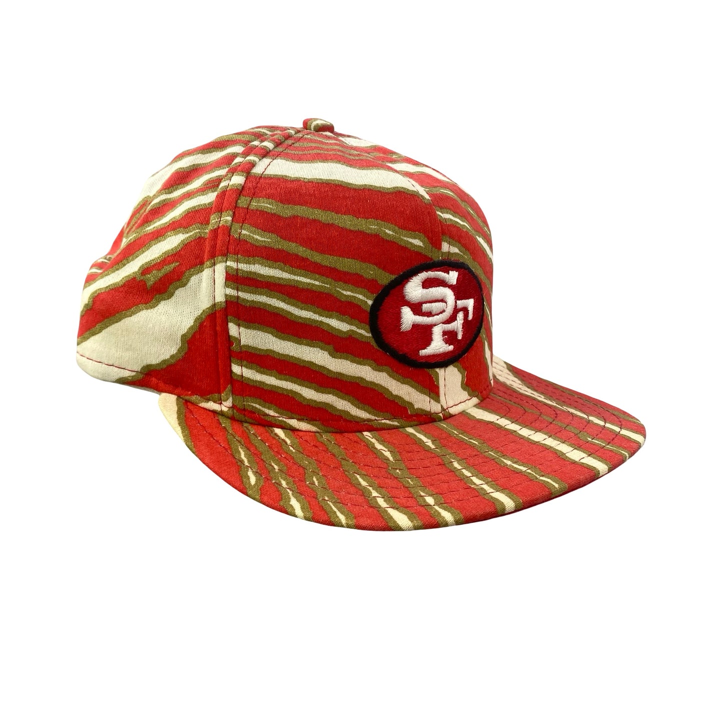 Vintage San Francisco 49ers Zubaz Zebra Stripes Hat