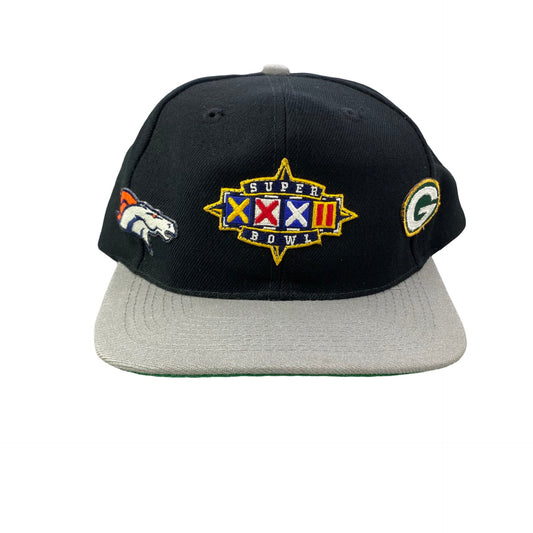 Vintage 90s 1998 Denver Broncos vs Green Bay Packers x Super Bowl XXXII Hat