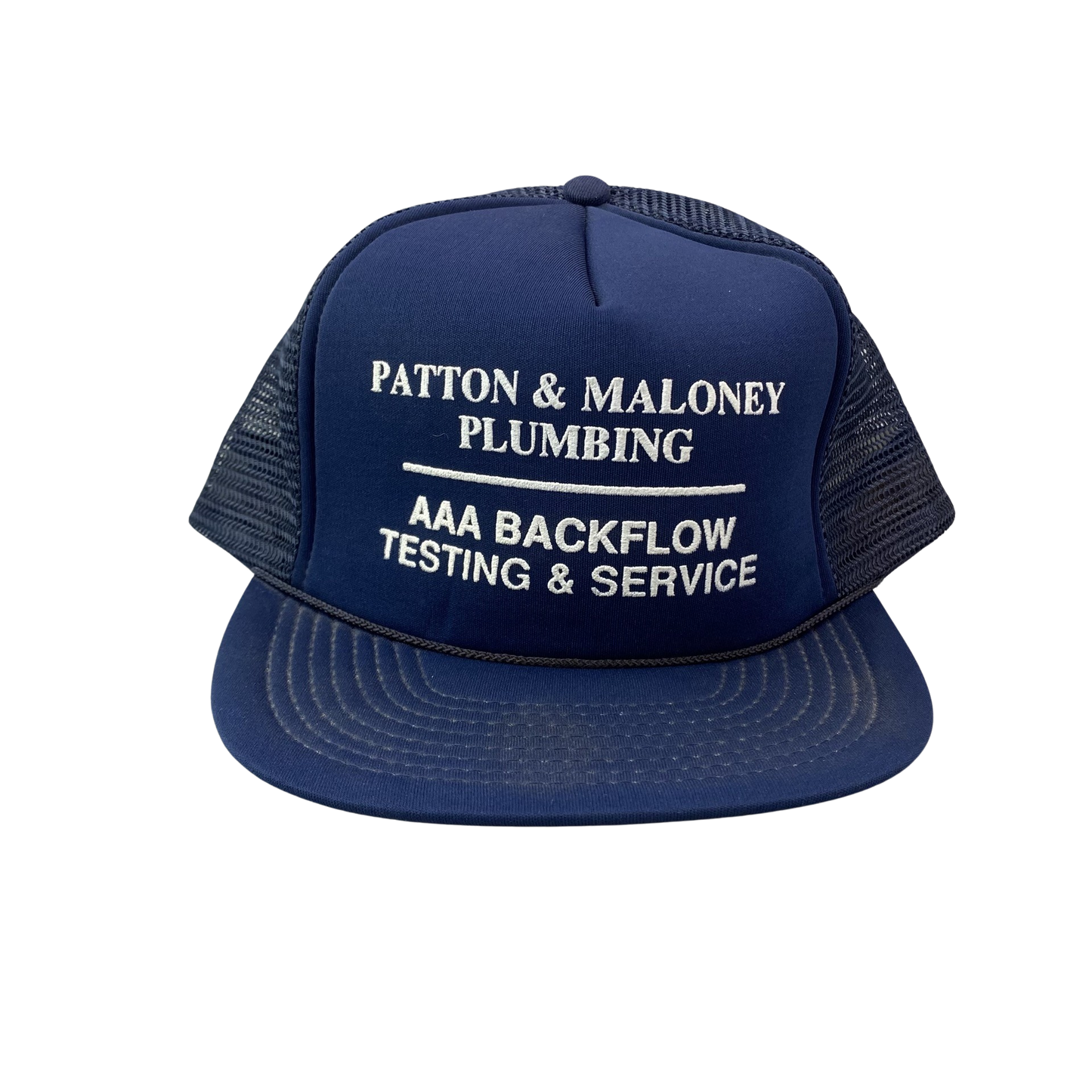 Vintage Trucker Hat - Patton and Maloney Plumbing - B