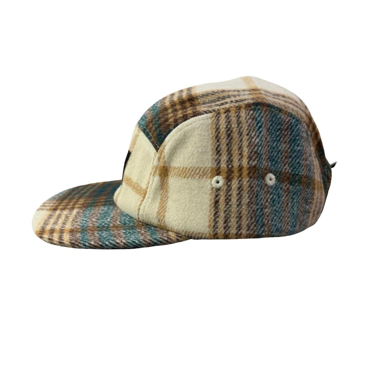 WESC We Are the Superlative Conspiracy 5 panel camper tweed Swedish hat