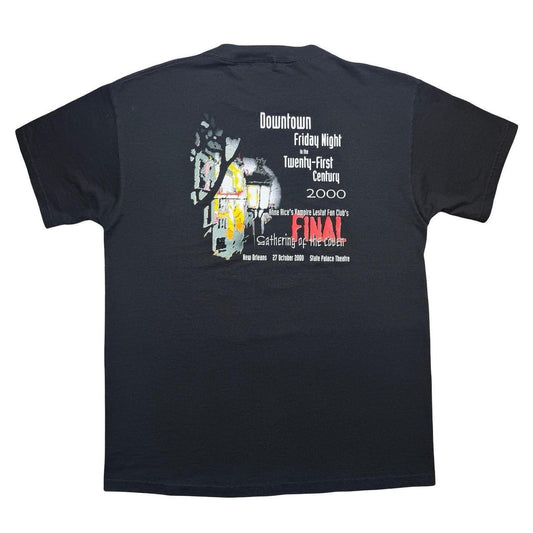 Vintage Y2K Anne Rice Vampire Lestat Fan Club New Orleans book shirt