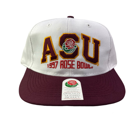 Vintage 90s 1997 Arizona St Sun Devils (ASU) Rose Bowl College Football Hat
