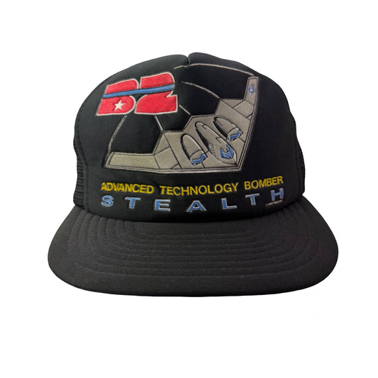 Vintage B-2 Stealth Advanced Technology Bomber Air Force Trucker Black Hat