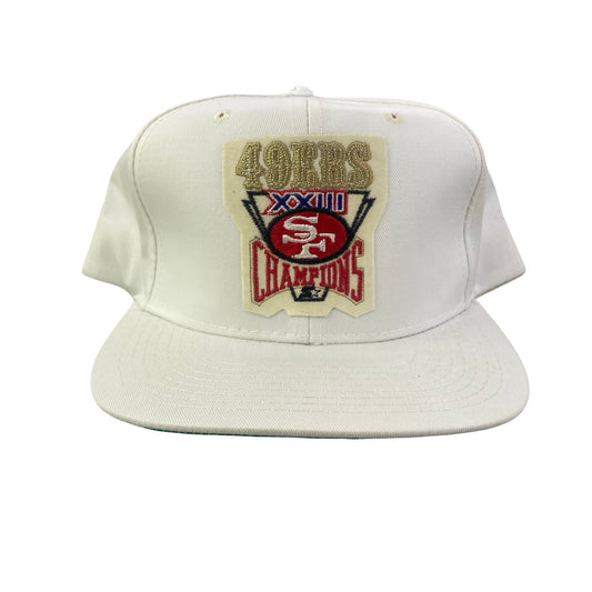 Vintage 80s 1989 San Francisco 49ers Super Bowl XXIII Starter Hat