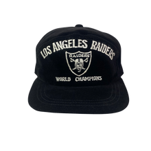 Load image into Gallery viewer, Vintage 80s Los Angeles (LA) Raiders Super Bowl Champions x Rod Martin #53 Hat
