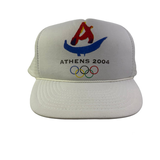 Vintage 2004 Athens Olympics Trucker Hat