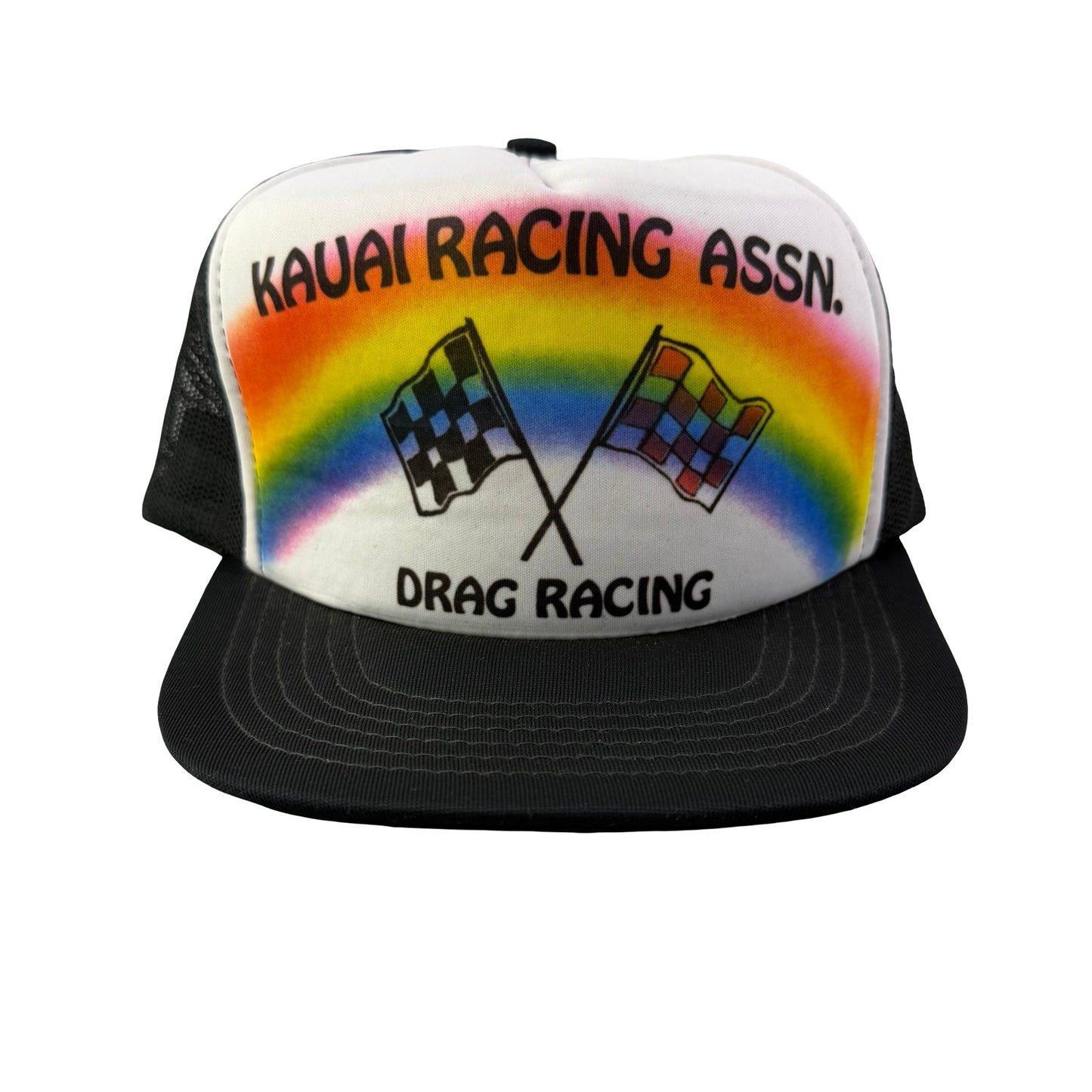 Vintage Kauai Racing Association x Drag Racing Trucker Hat