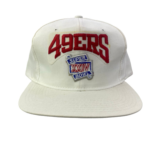 Vintage 90s 1990 San Francisco 49ers Super Bowl XXIV Starter Hat