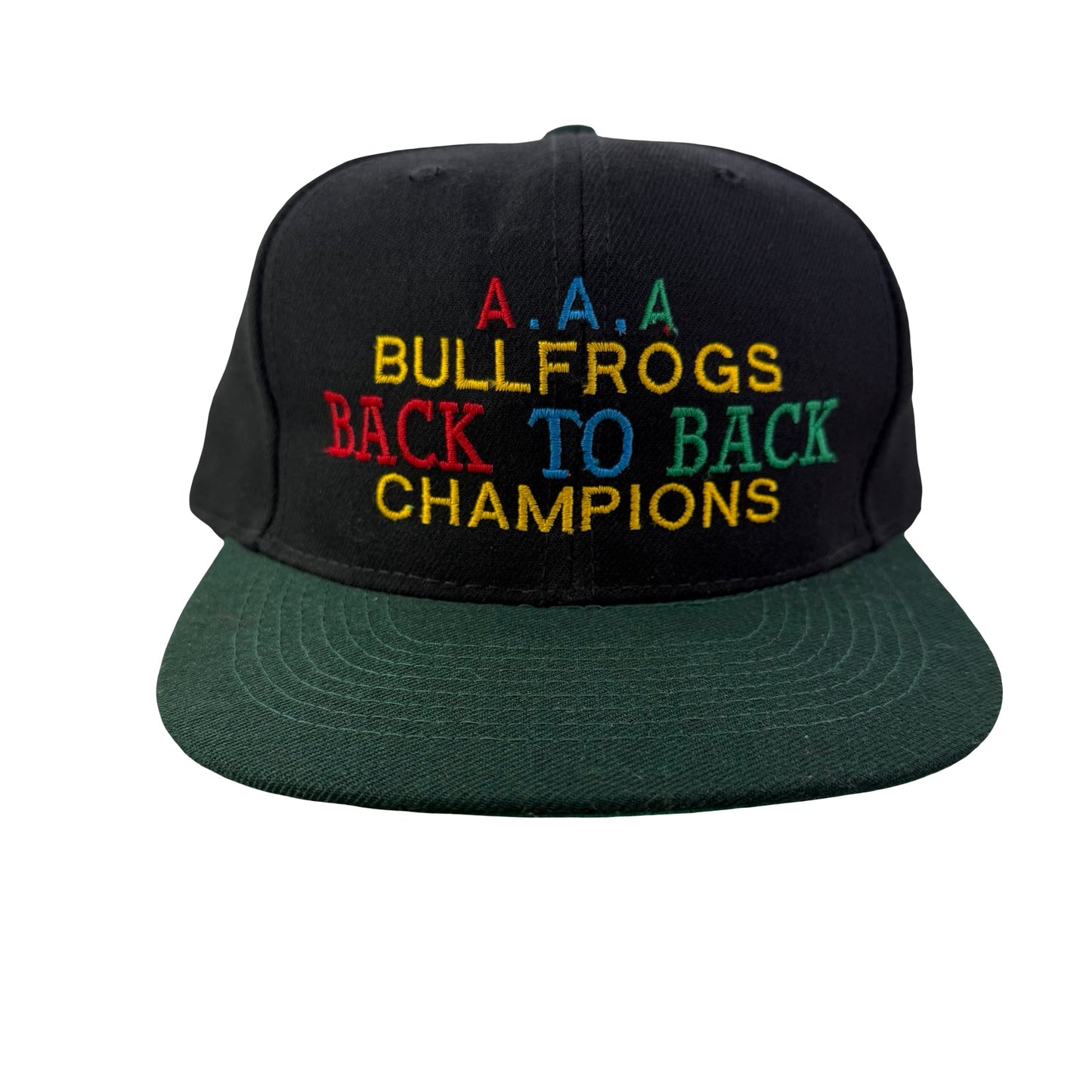 Vintage 90s AAA Bullfrogs Champions Hat