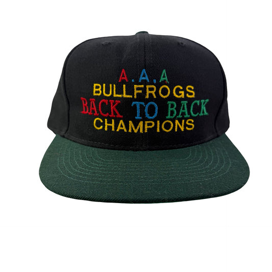 Vintage 90s AAA Bullfrogs Champions Hat