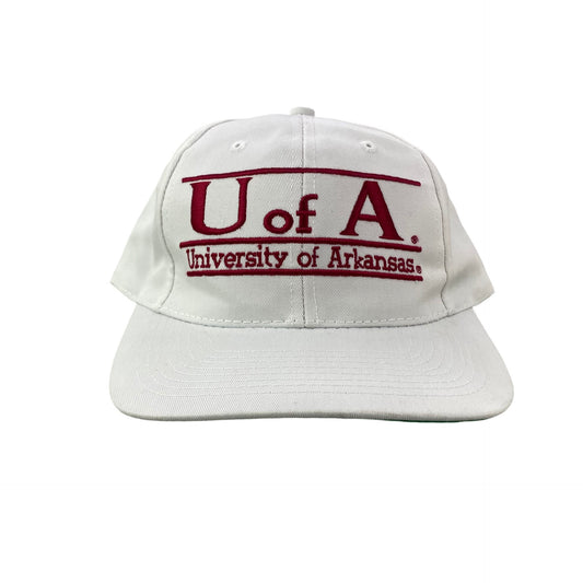 Vintage 90s Arkansas Razorbacks Split Bar College x The Game Hat