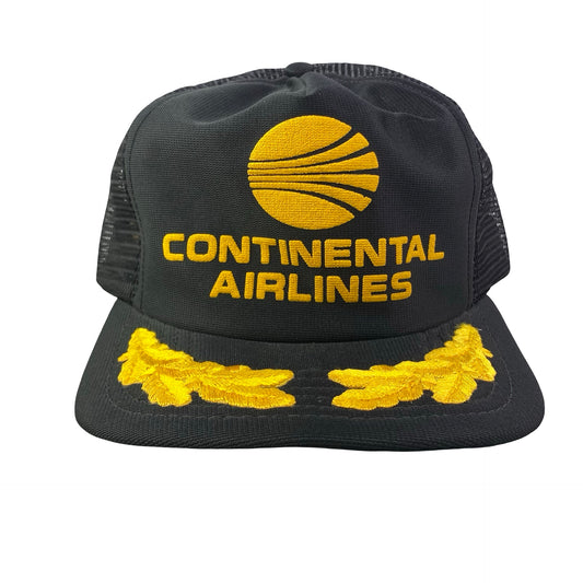 Vintage Continental Airlines Airplane Hat