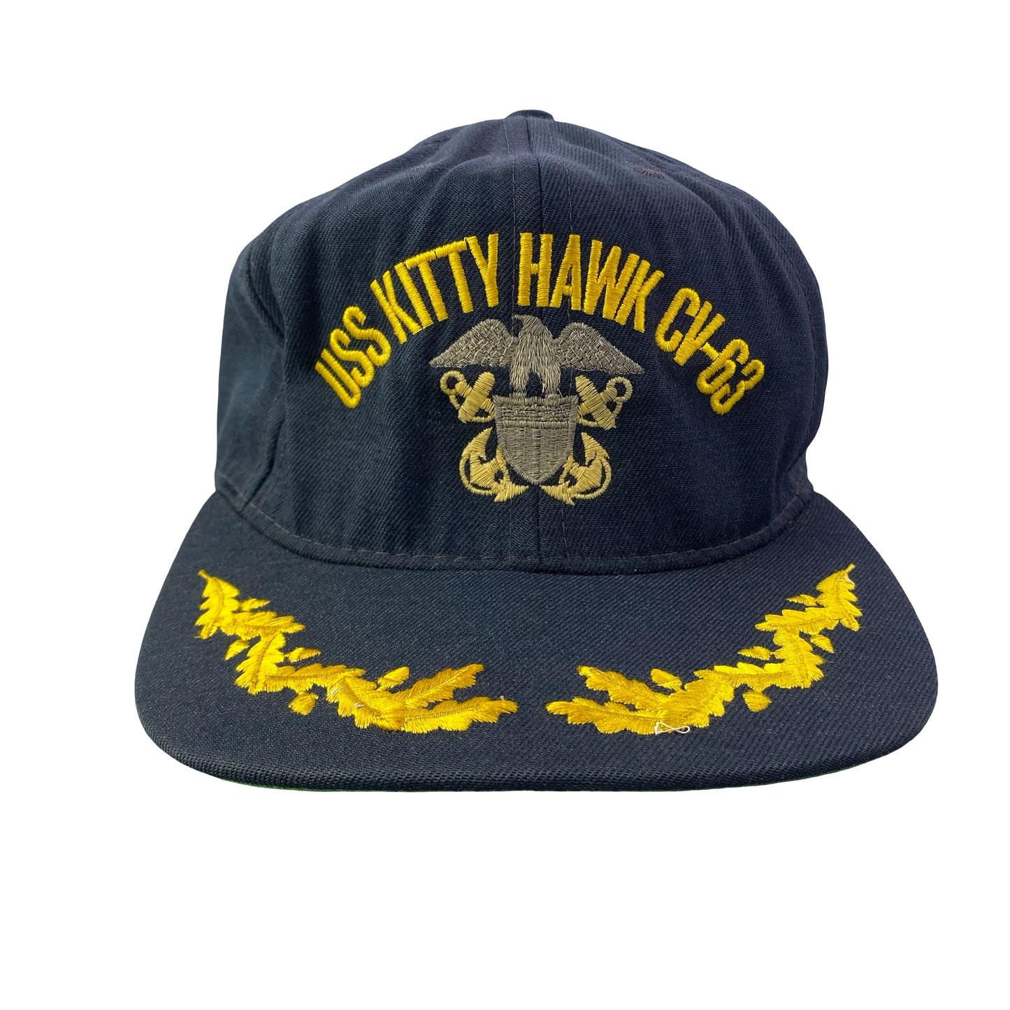 Vintage USS Kitty Hawk CV-63 - US Navy Naval Military Ship Veteran Hat