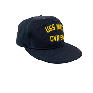 Vintage 80s 90s USS Nimitz CVN-68 Naval Ship - AJD x Military Navy Hat