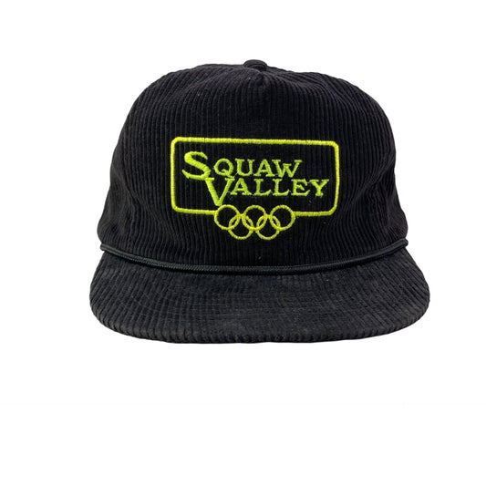 Vintage Squaw Valley - Olympic Valley (now known as Palisades Tahoe) Corduroy Hat