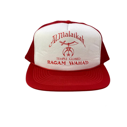 Vintage 90s Al Malaikah Temple Guard Trucker Hat