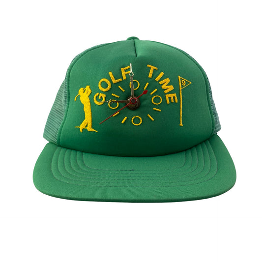 Vintage Golf Time - Golfing Clock Hat