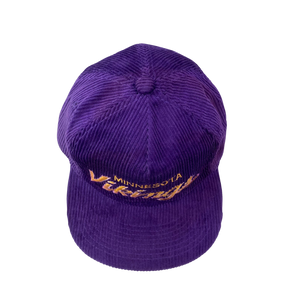 Vintage 90s Minnesota Vikings Sports Specialties Corduroy Hat