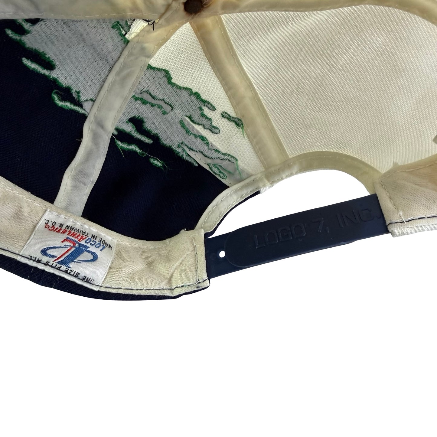 Vintage 90s Notre Dame Fighting Irish College x Logo Athletic Splash Hat