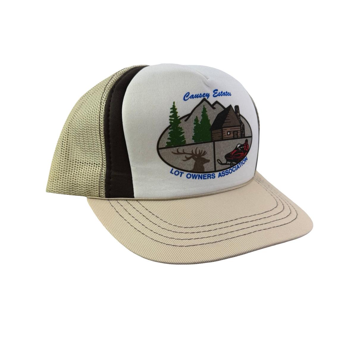 Vintage 90s Causey Estates Trucker Hat