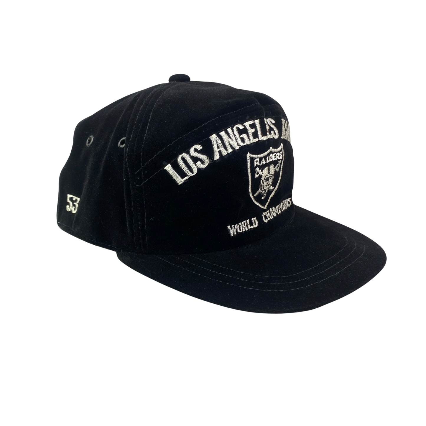 Vintage 80s Los Angeles (LA) Raiders Super Bowl Champions x Rod Martin #53 Hat