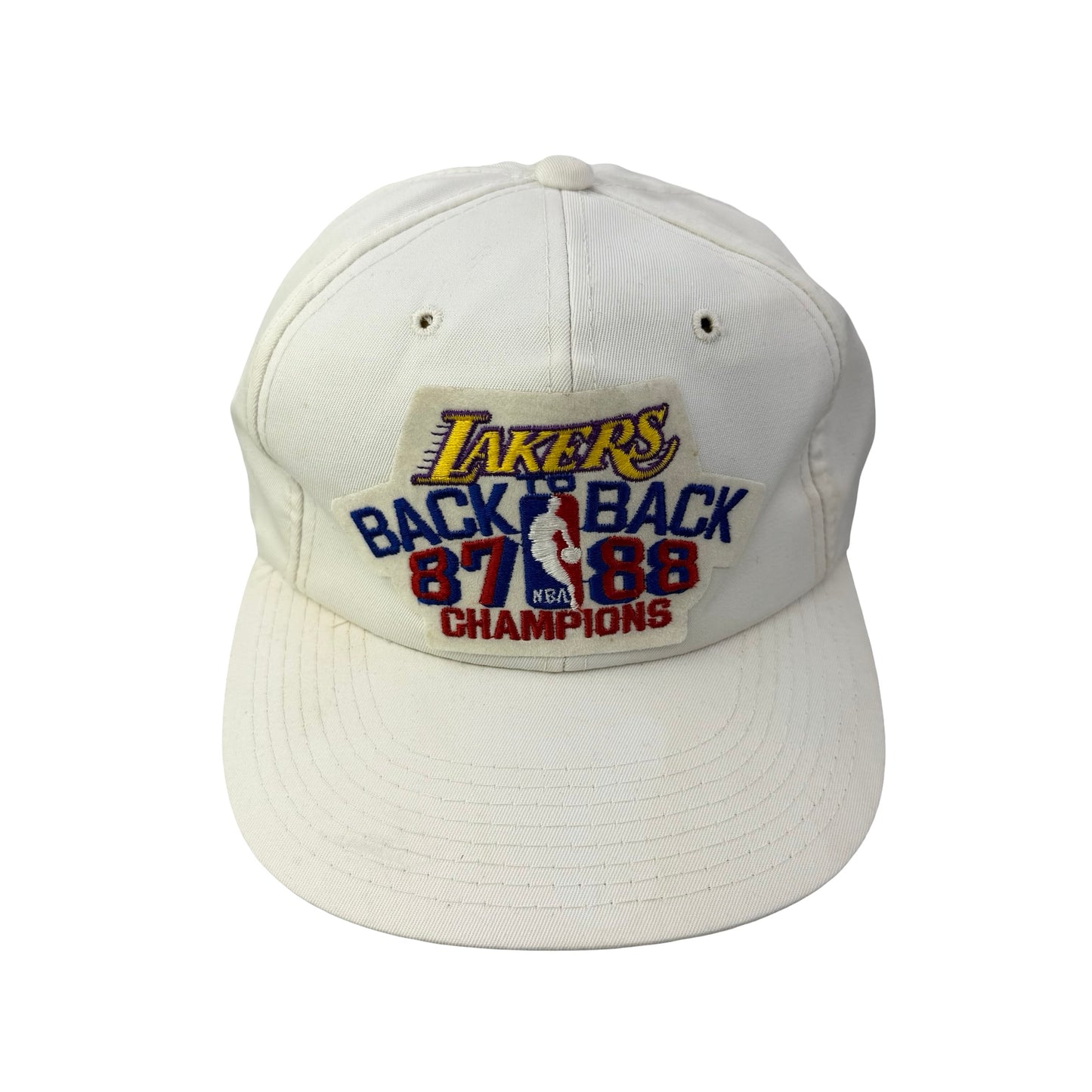 Vintage 80s 1987 1988 Back to Back LA Los Angeles Lakers Champions Sports Specialties Hat