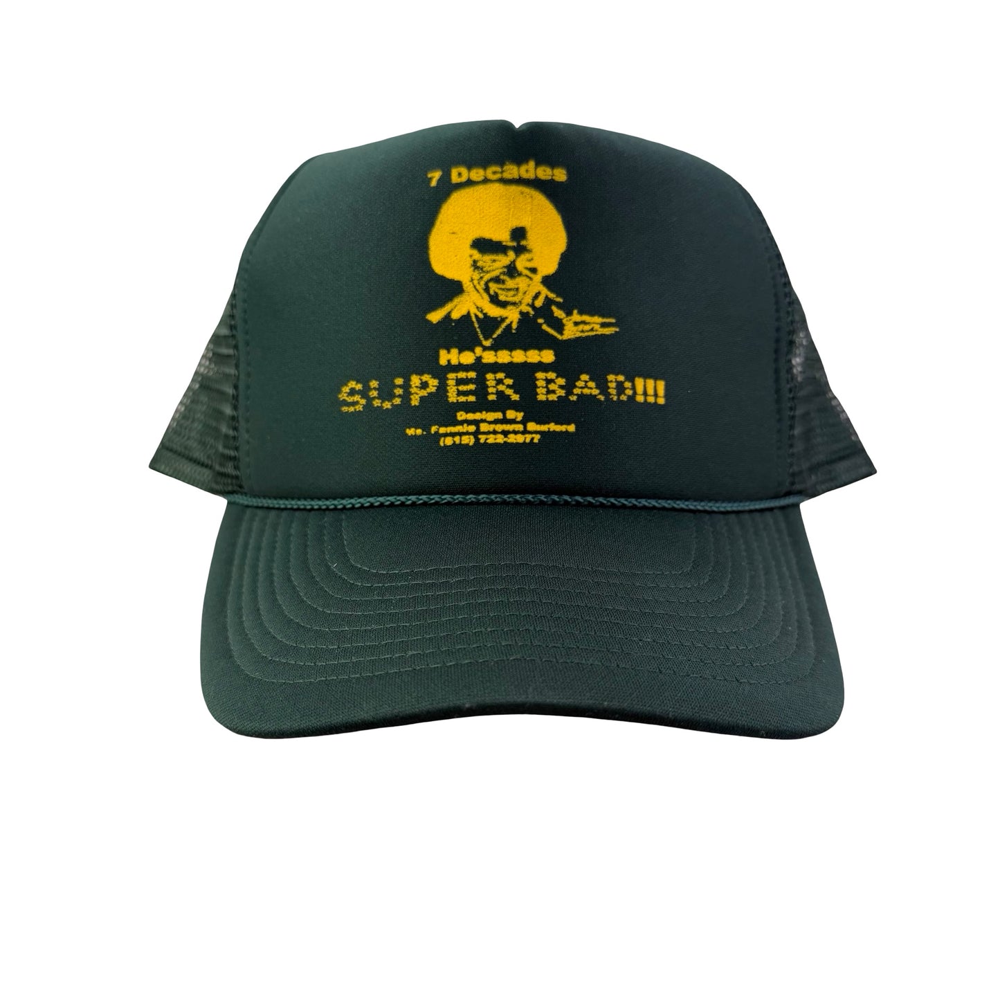 Vintage 2000s Y2K James Brown Trucker Hat - Green