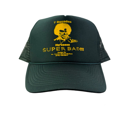 Vintage 2000s Y2K James Brown Trucker Hat - Green