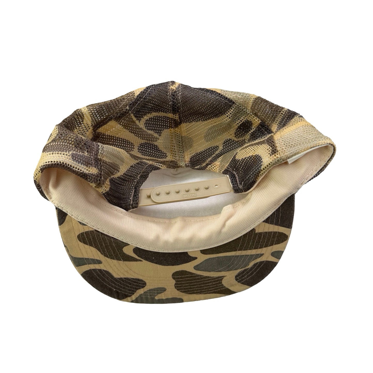 Vintage 90s Desert Storm Military War Trucker Hat