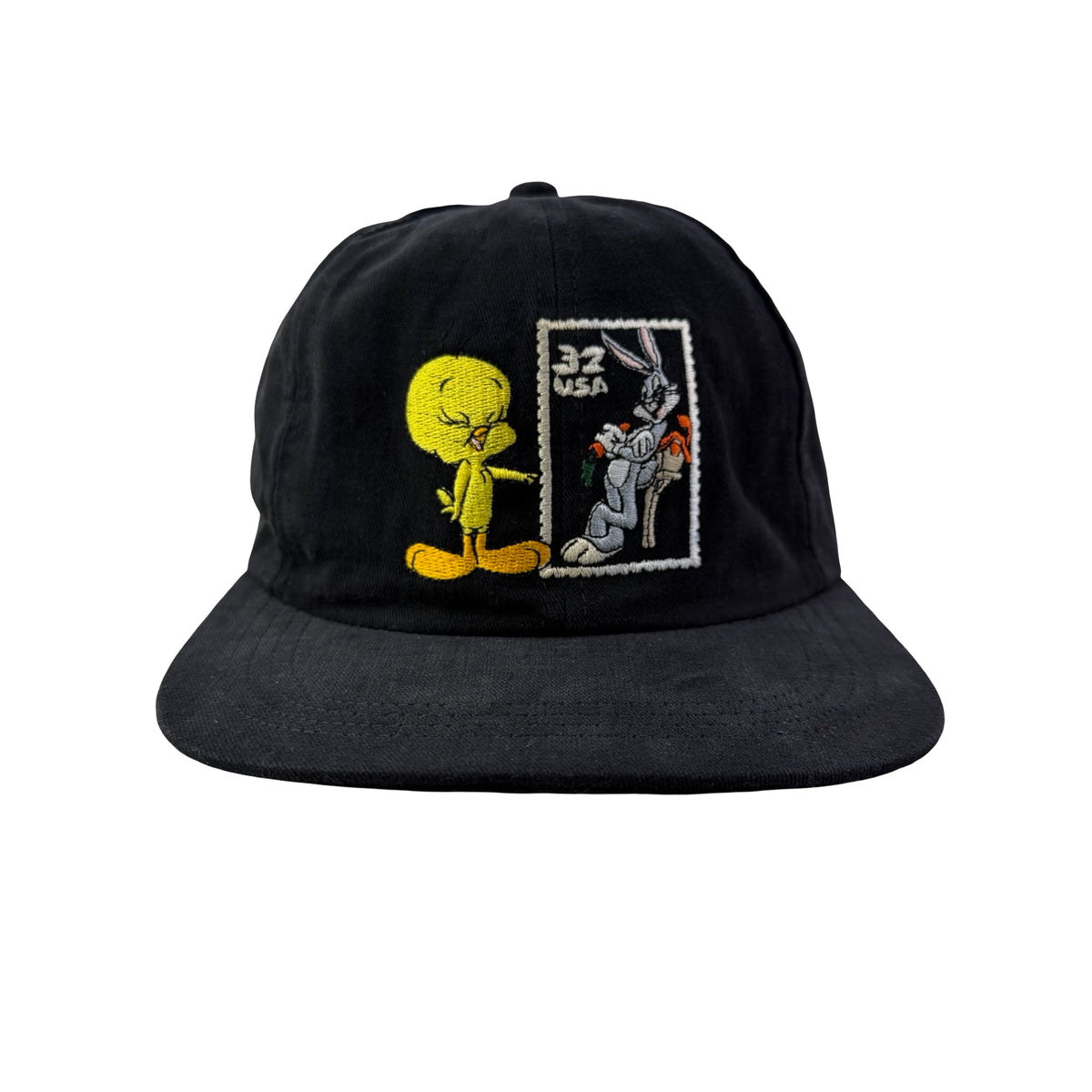 Vintage 90s Looney Tunes Tweedy Bugs Bunny USPS Stamp Hat