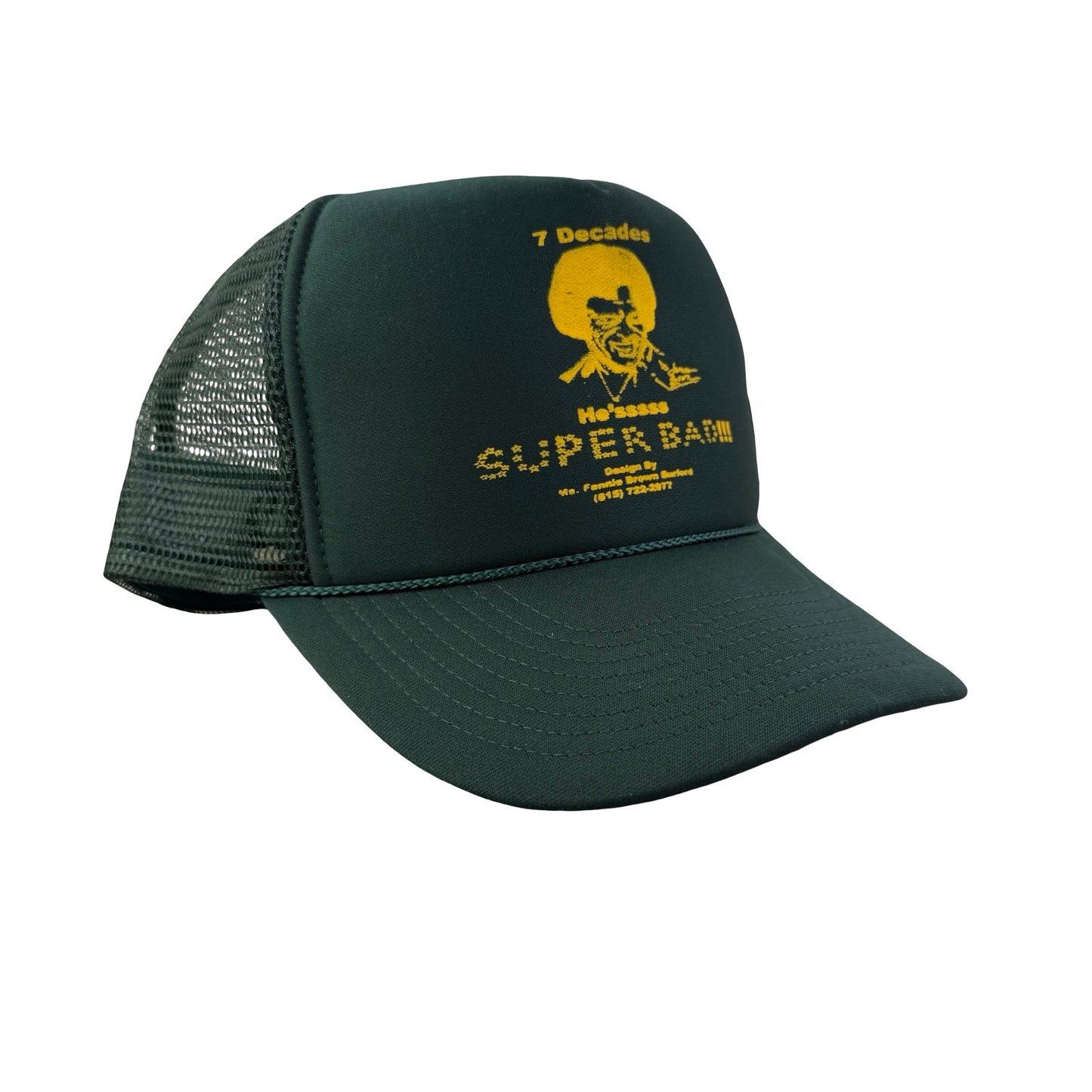 Vintage 2000s Y2K James Brown Trucker Hat - Green