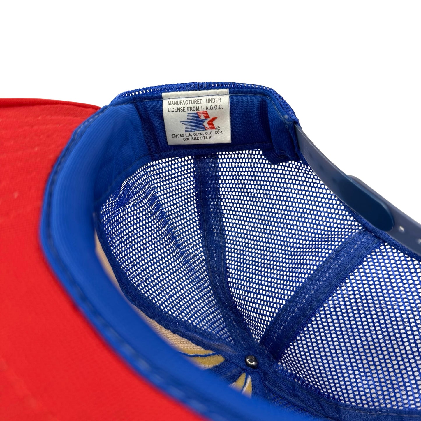 Vintage 80s 1984 Los Angeles USA Olympics Mascot Trucker Hat