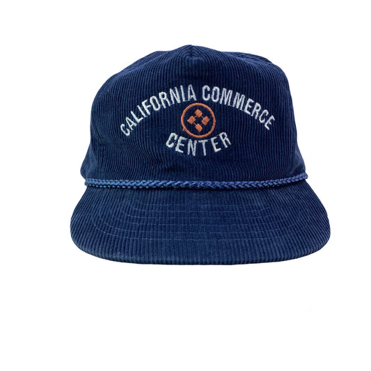 Vintage California Commerce Center Corduroy Hat - B