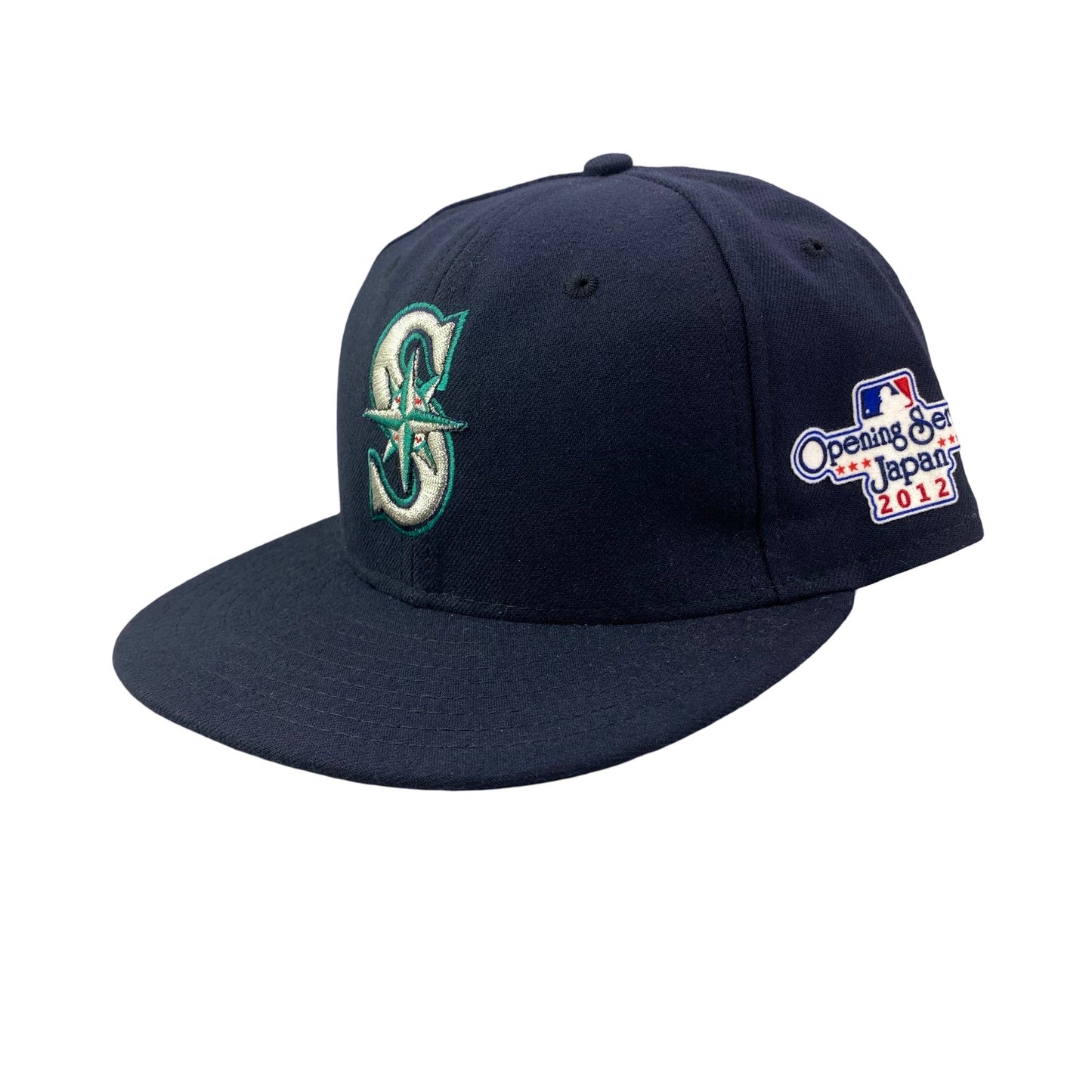 Seattle Mariners 2012 Opening Series Japan x New Era Fitted Hat - Mike Carp Player Issued