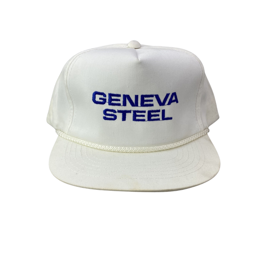 Vintage 90s Cord Rope Hat - Geneva Steel