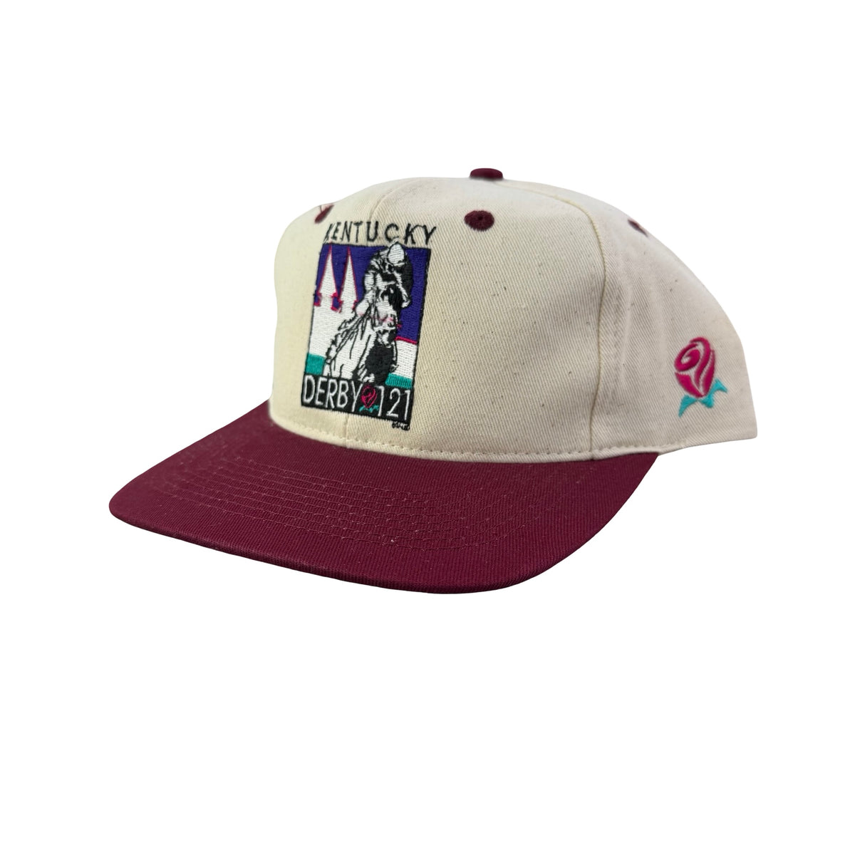 Vintage 90s Kentucky Derby Horse Racing Hat