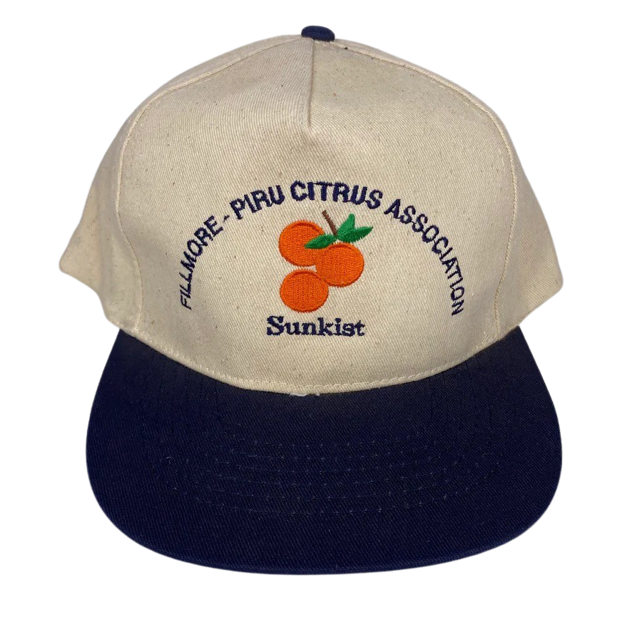 Vintage 90s Sunkist Fillmore California Hat