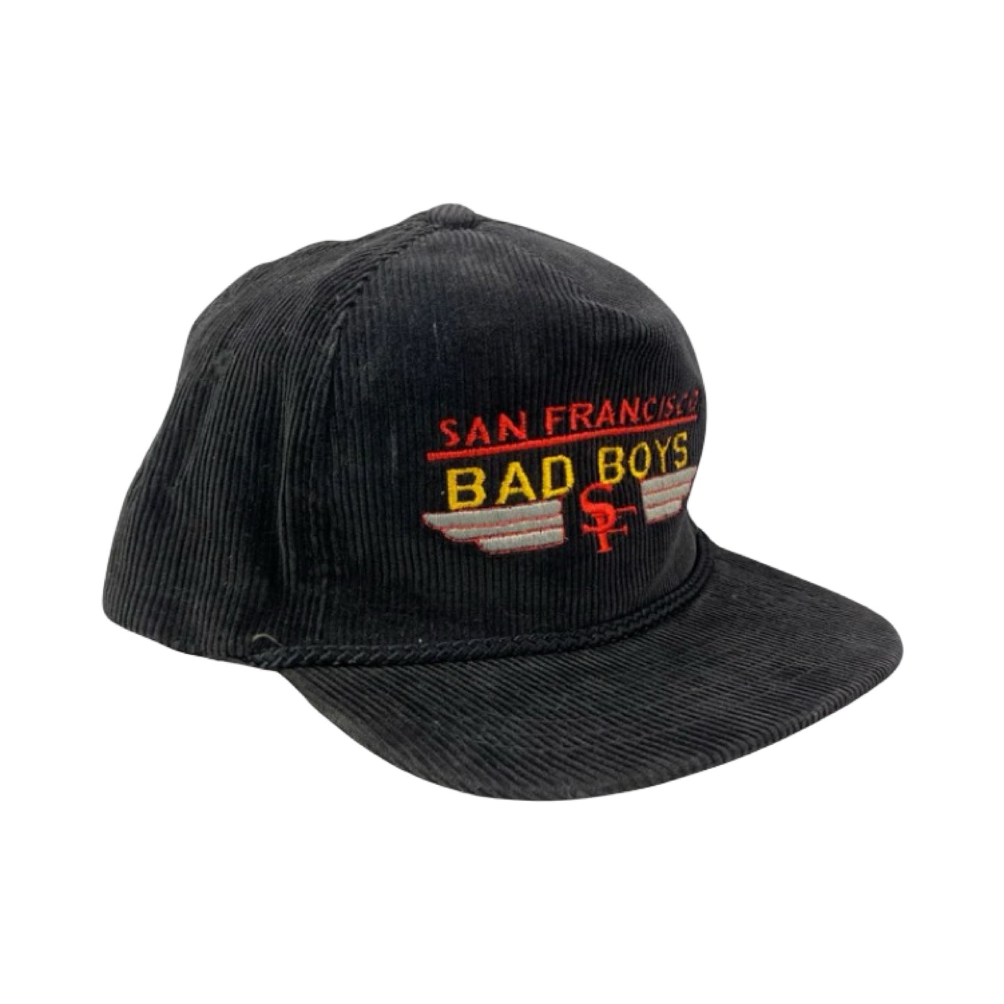 Vintage 80s San Francisco 49ers Bad Boys Corduroy Hat