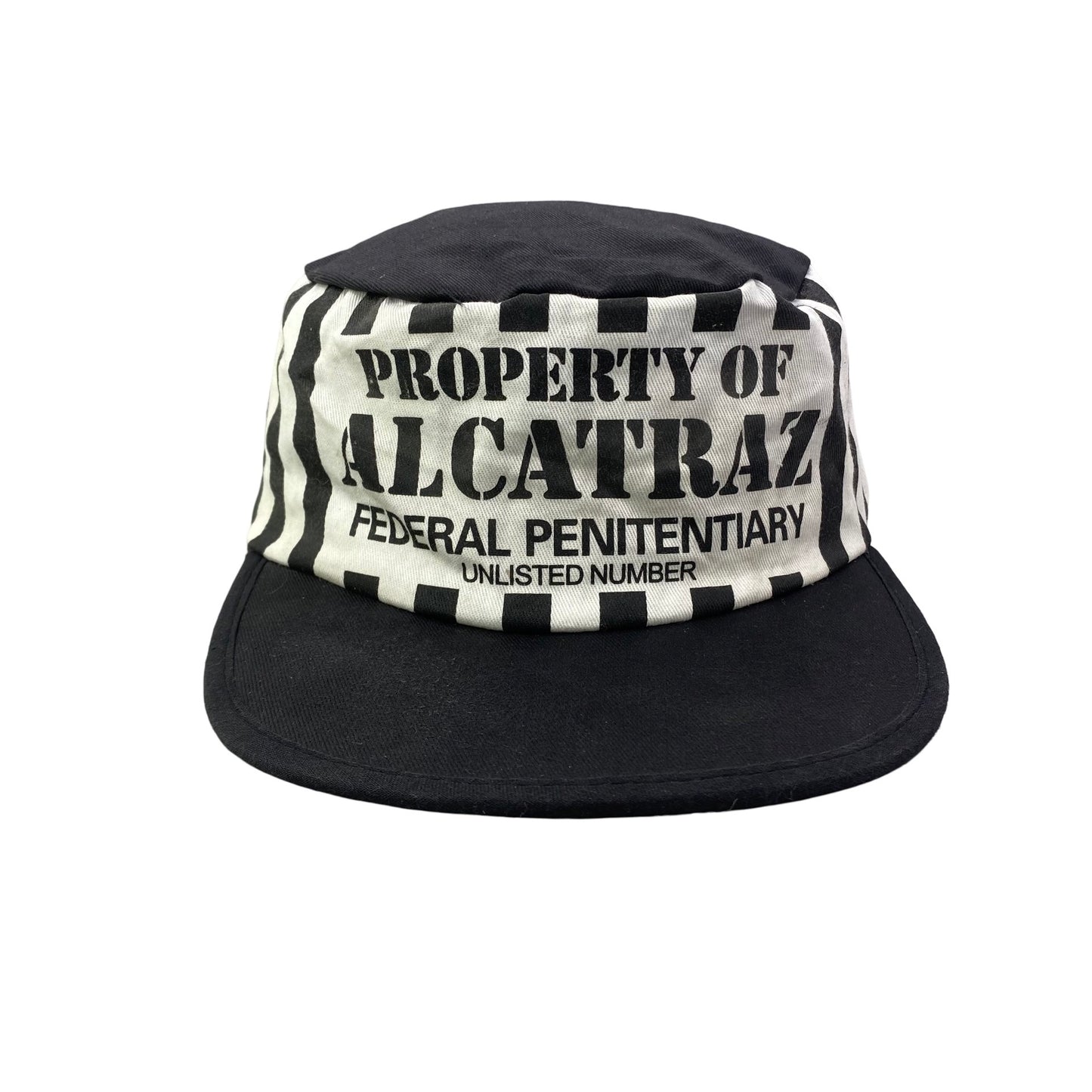Vintage Alcatraz Prison Pillbox Cap Hat - A
