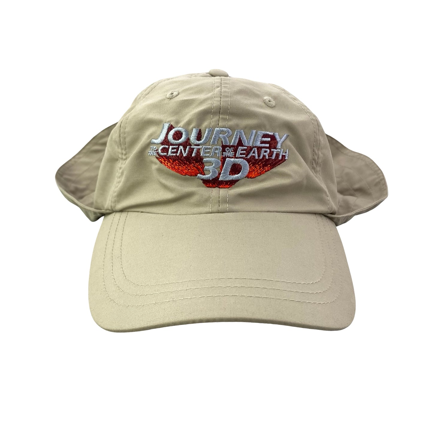 Vintage 2000s 2008 Journey to the Center of the Earth - Brendan Fraser Movie Promo Hat - Tan