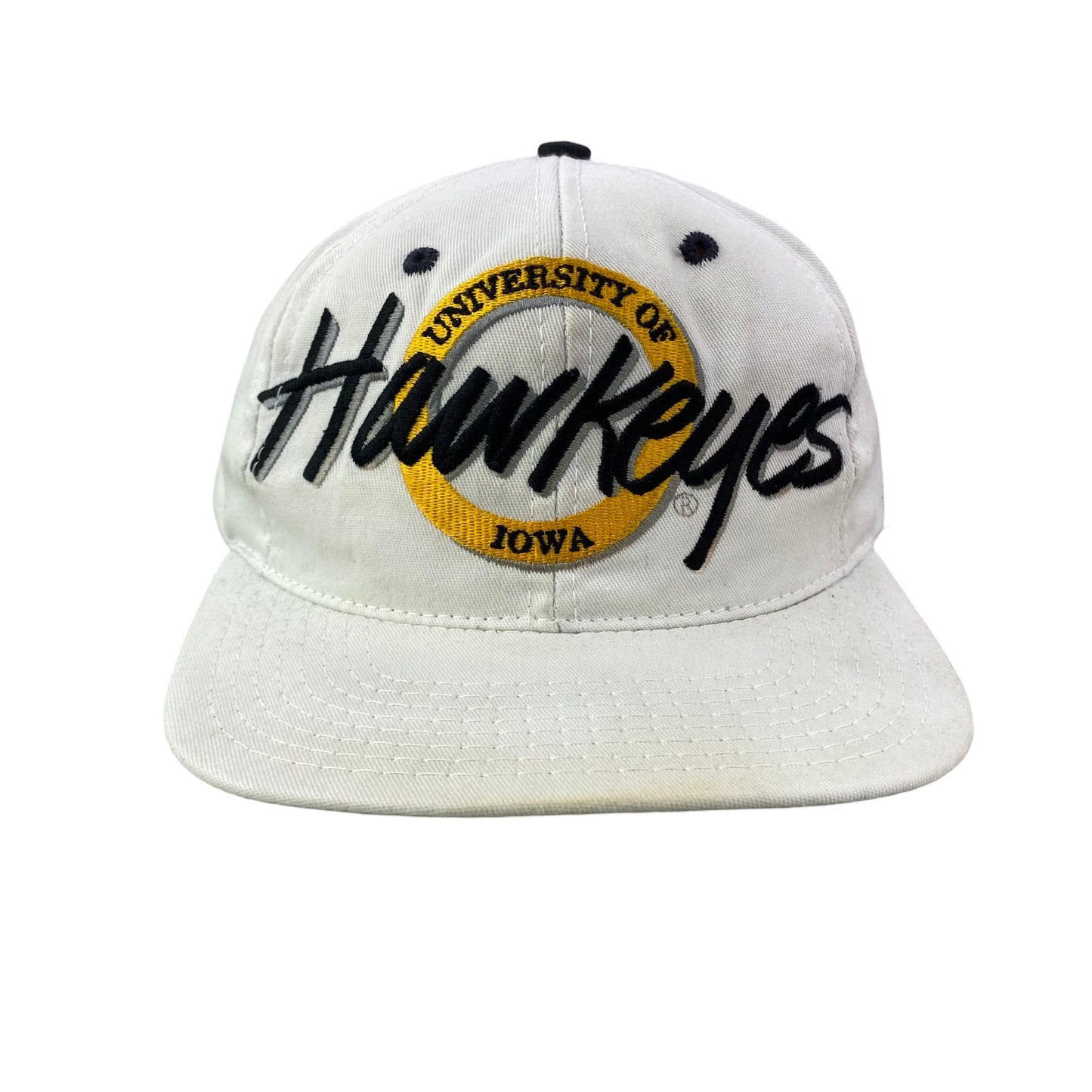 Vintage 90s Iowa Hawkeyes College Hat