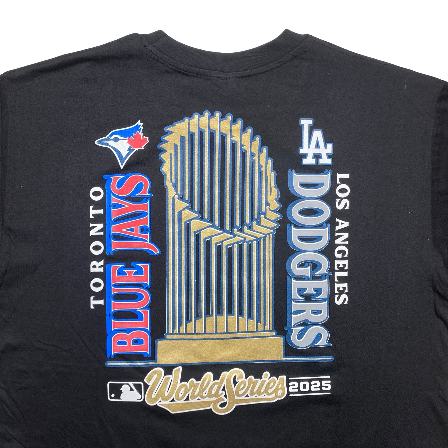 2025 World Series x LA Los Angeles Dodgers vs Toronto Blue Jays baseball shirt - XL
