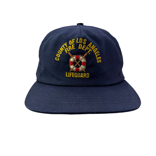 Vintage 90s LA Fire Department LAFD Lifeguard Hat