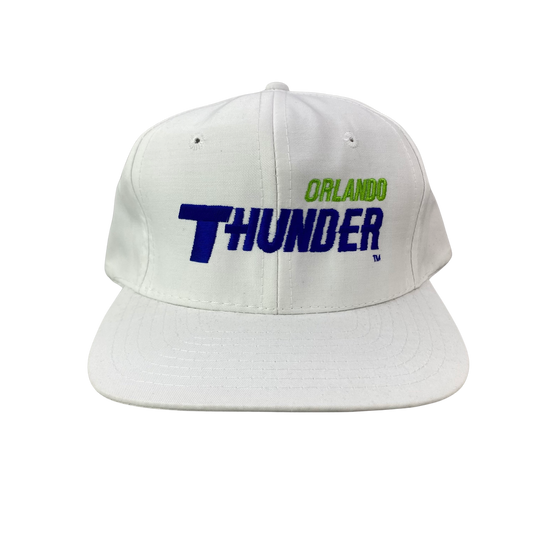 Vintage 90s Orlando Thunder Word League Hat