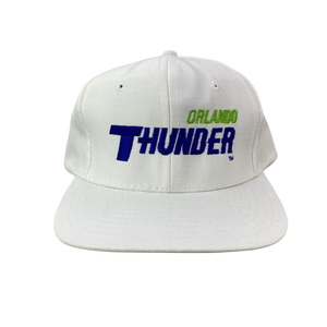 Vintage 90s Orlando Thunder Word League Hat