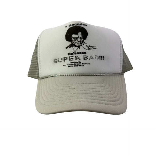 Vintage 2000s Y2K James Brown Trucker Hat - Gray